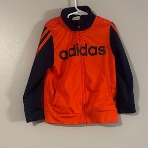 Adidas Bold Orange and Black Jacket